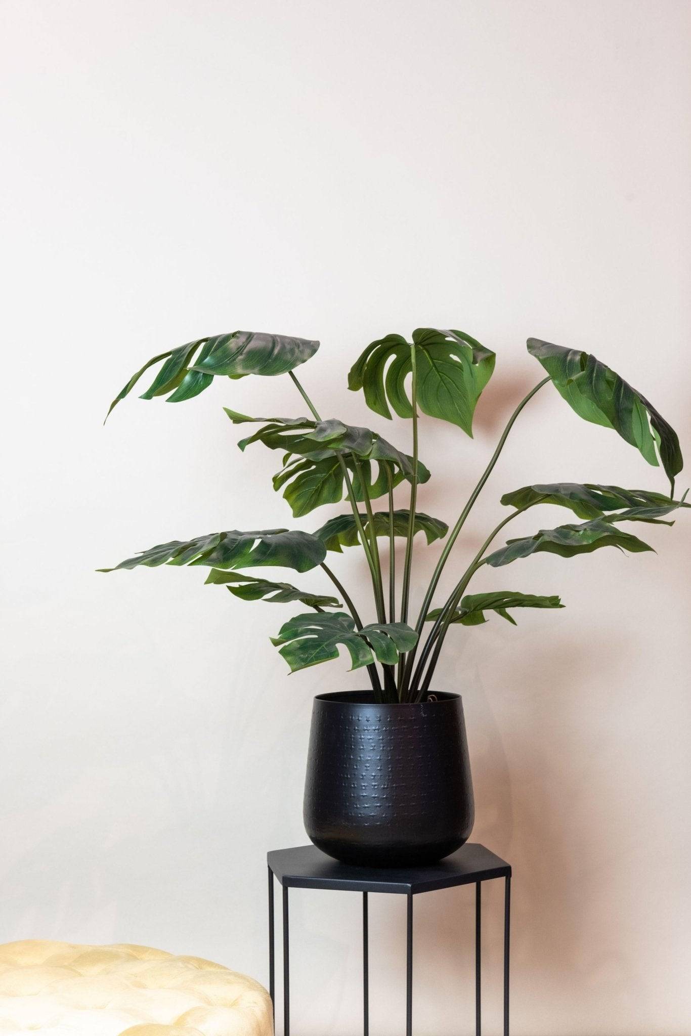 La Green Touch - Monstera Deliciosa plante artificielle - h110cm, Ø13cm- La Green Touch - Imagen 4