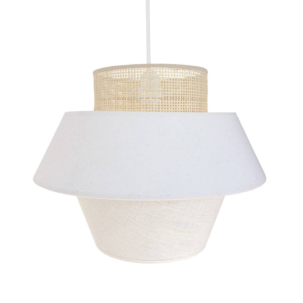 Lumisky - Abat-jour intérieur CAROLINA Beige Coton D40CM - Imagen 6