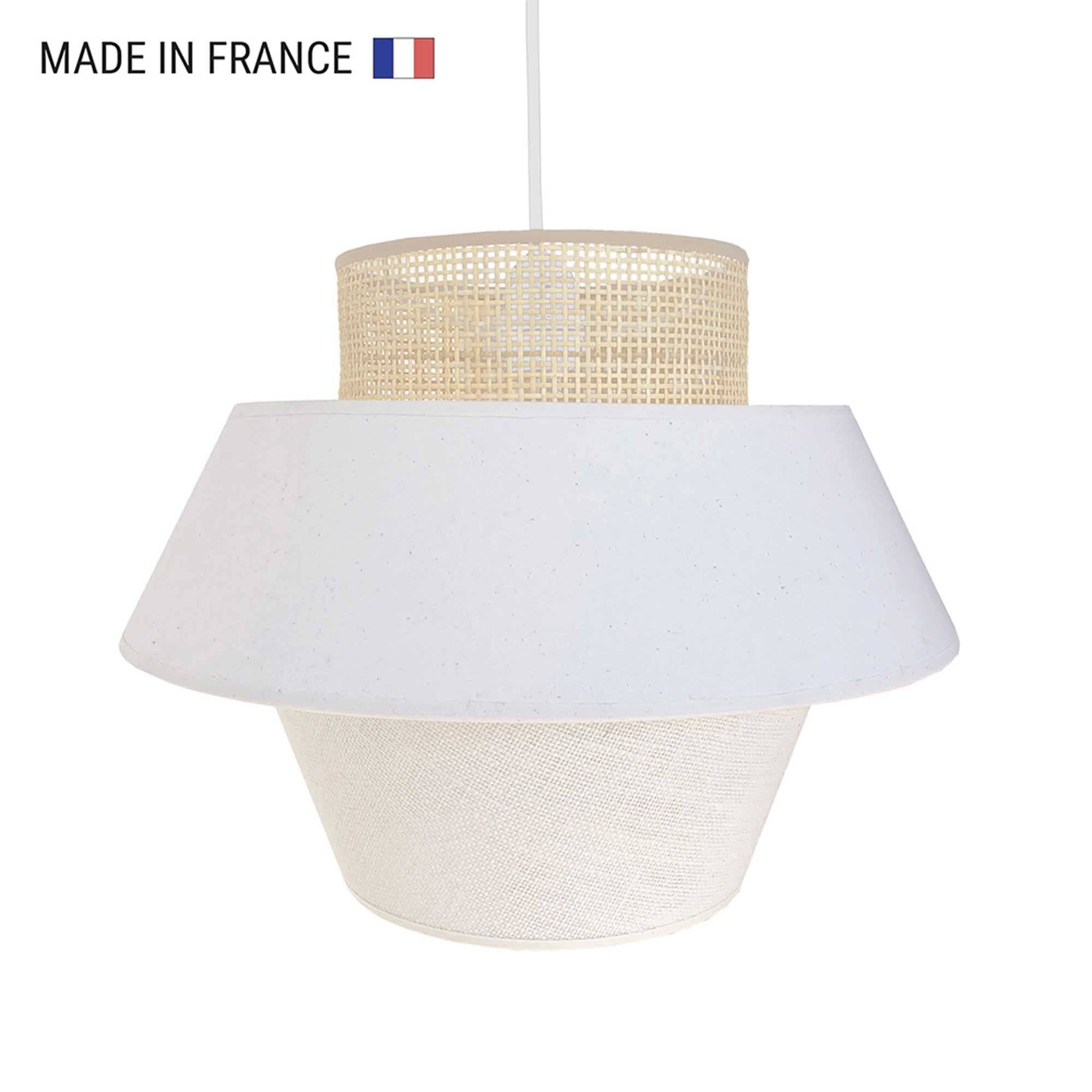 Lumisky - Abat-jour intérieur CAROLINA Beige Coton D40CM - Imagen 1