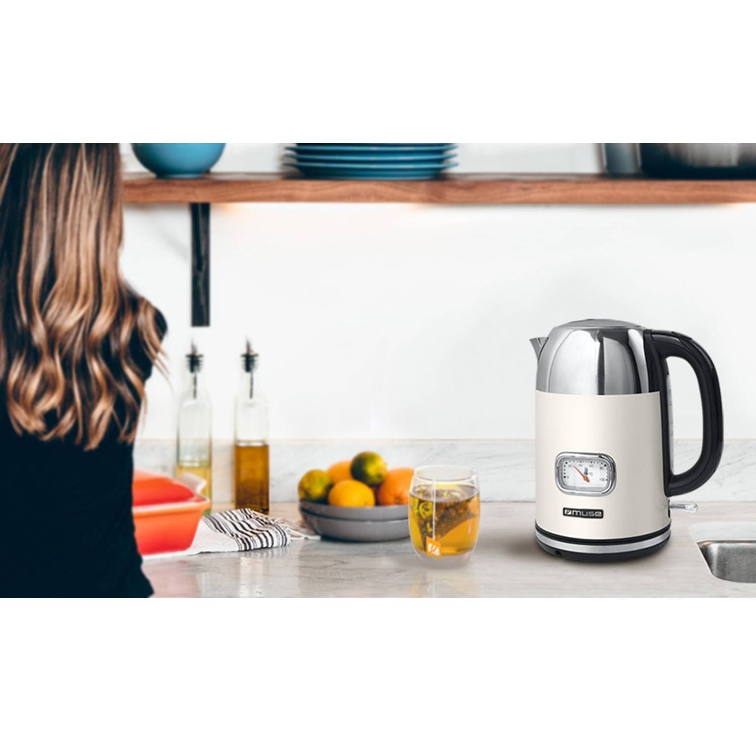 Bouilloire MUSE MS-020 SC - sans fil - Image 2