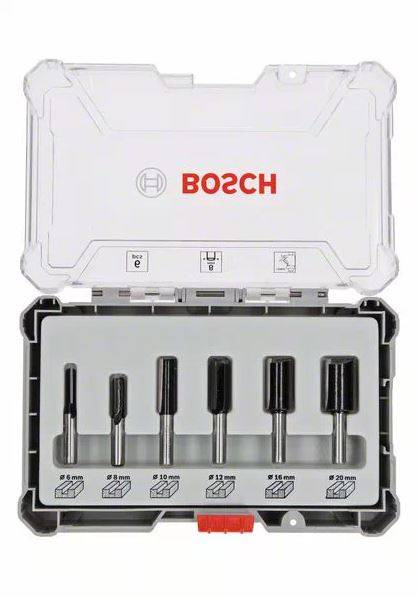 Bosch - Coffret de fraises droites 6 pièces - BOSCH - 2607017466 - Image 1