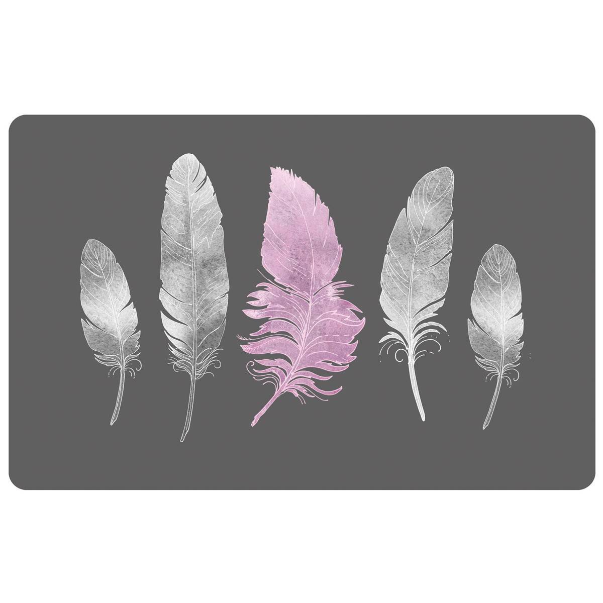 Set de Table "Plumy" 28x44cm Multicolore
