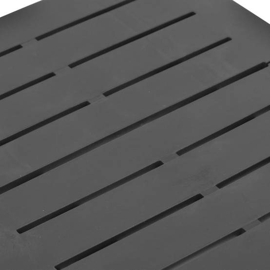 Table d'extérieur pliable - Table de jardin anthracite 45x43x50 cm plastique - Image 6