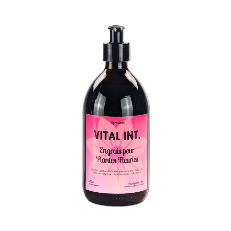 Vital Int. Plantes Fleuries - Engrais pour plantes fleuries d'intérieur - 500 ml - Image 1