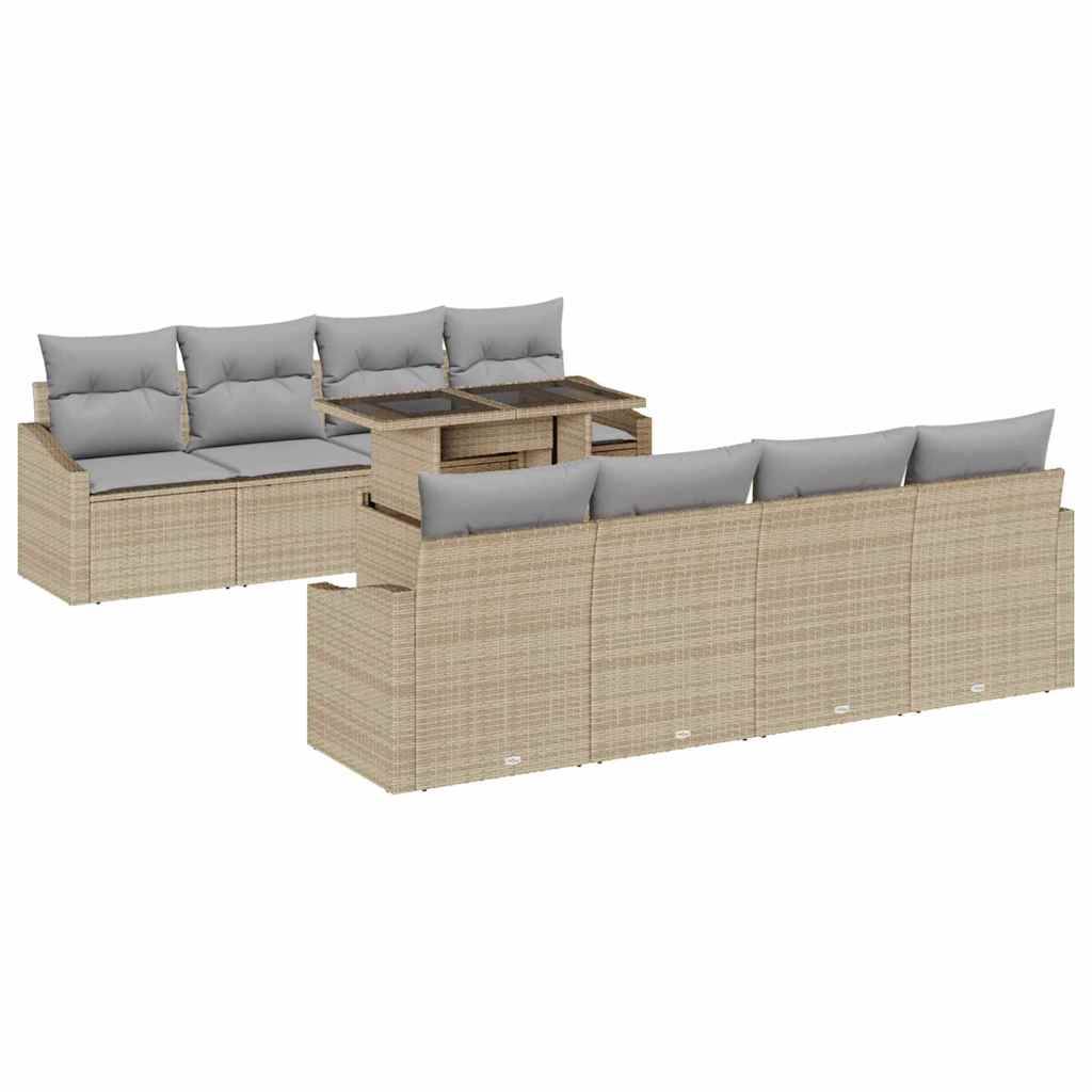 ComfortXL - Salon de Jardin Beige et Gris Clair 7 Pièces avec Canapés pour Espace Détente Tendance et Doux – ComfortXL Outdoor Living - Image 2
