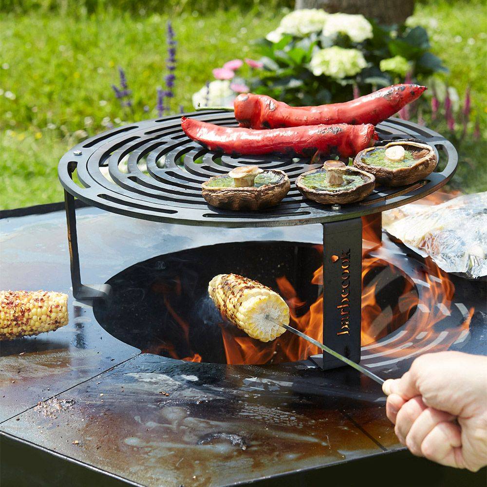 Barbecook - Grille de cuisson surélevée Dynamic Centre pour braseros Nestor et Jules - Image 4