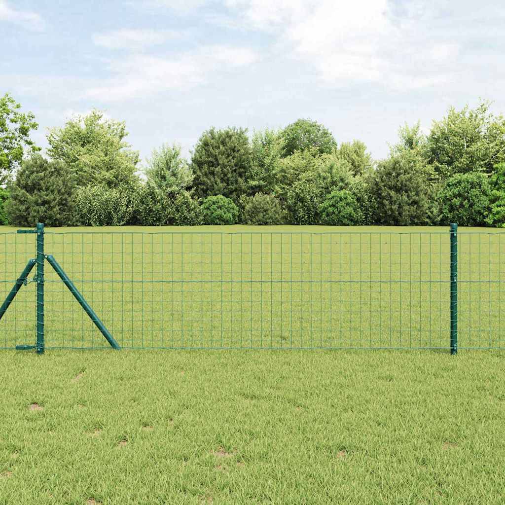 PANGIVO - Clôture acier PVC verte 0,6 x 25 m, Poids :23.99kg - PANGIVO - Image 1