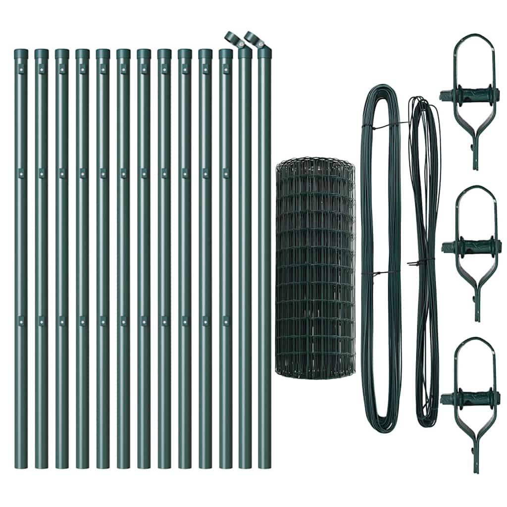 PANGIVO - Clôture acier PVC verte 0,6 x 25 m, Poids :23.99kg - PANGIVO - Image 5