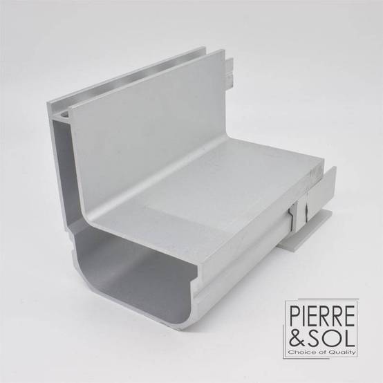 Caniveau à fente aluminium SideDrain - LINE ECO - 1 m - Image 8