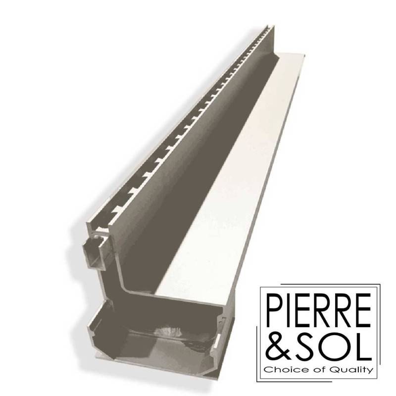 Caniveau à fente aluminium SideDrain - LINE ECO -     1 m - Image 7