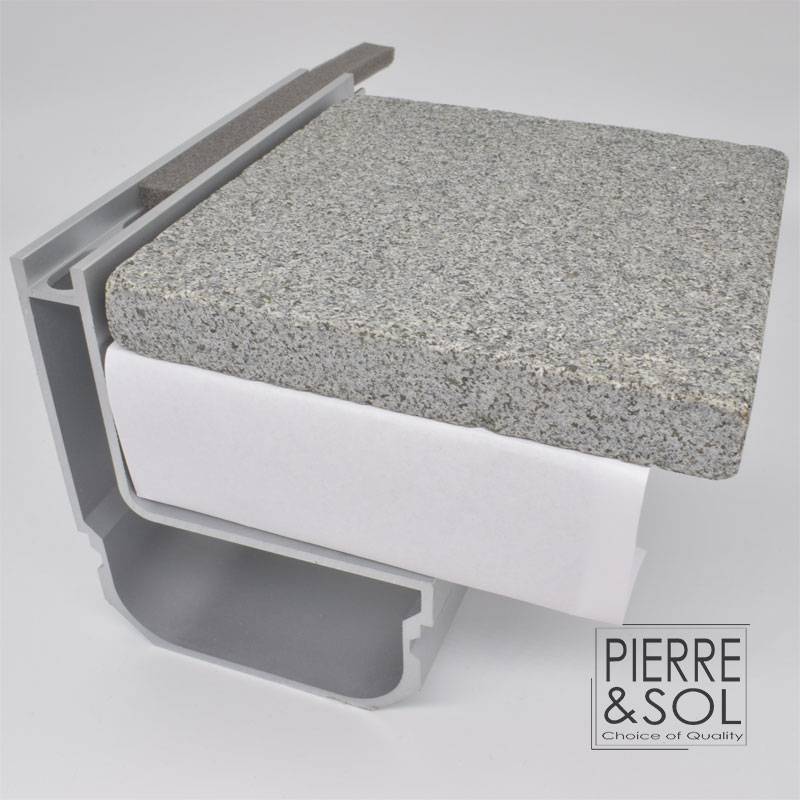 Caniveau à fente aluminium SideDrain - LINE ECO -     1 m - Image 9