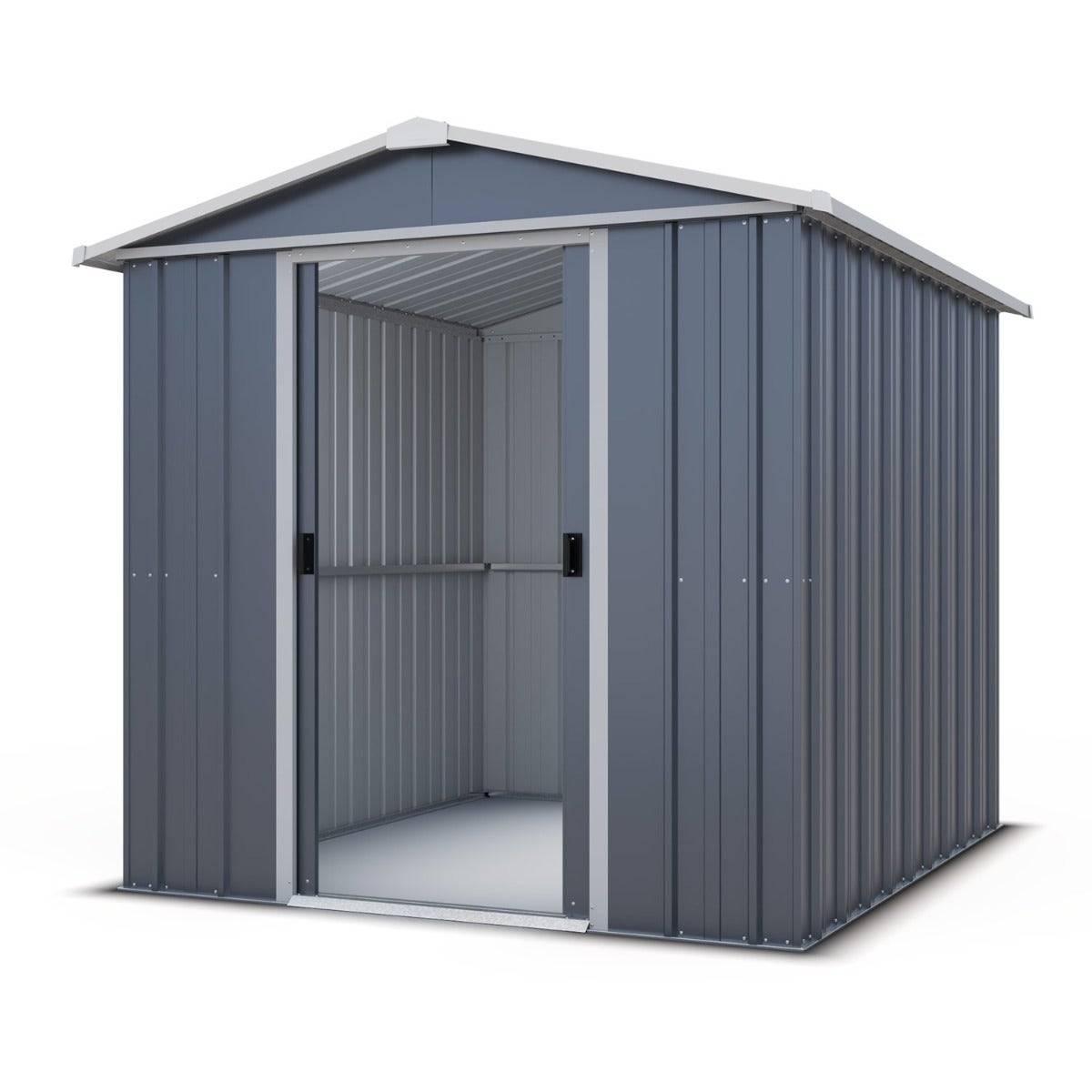 Yardmaster - Abri de jardin métal gris 3,85 m2 Yardmaster + kit d'ancrage - Image 8