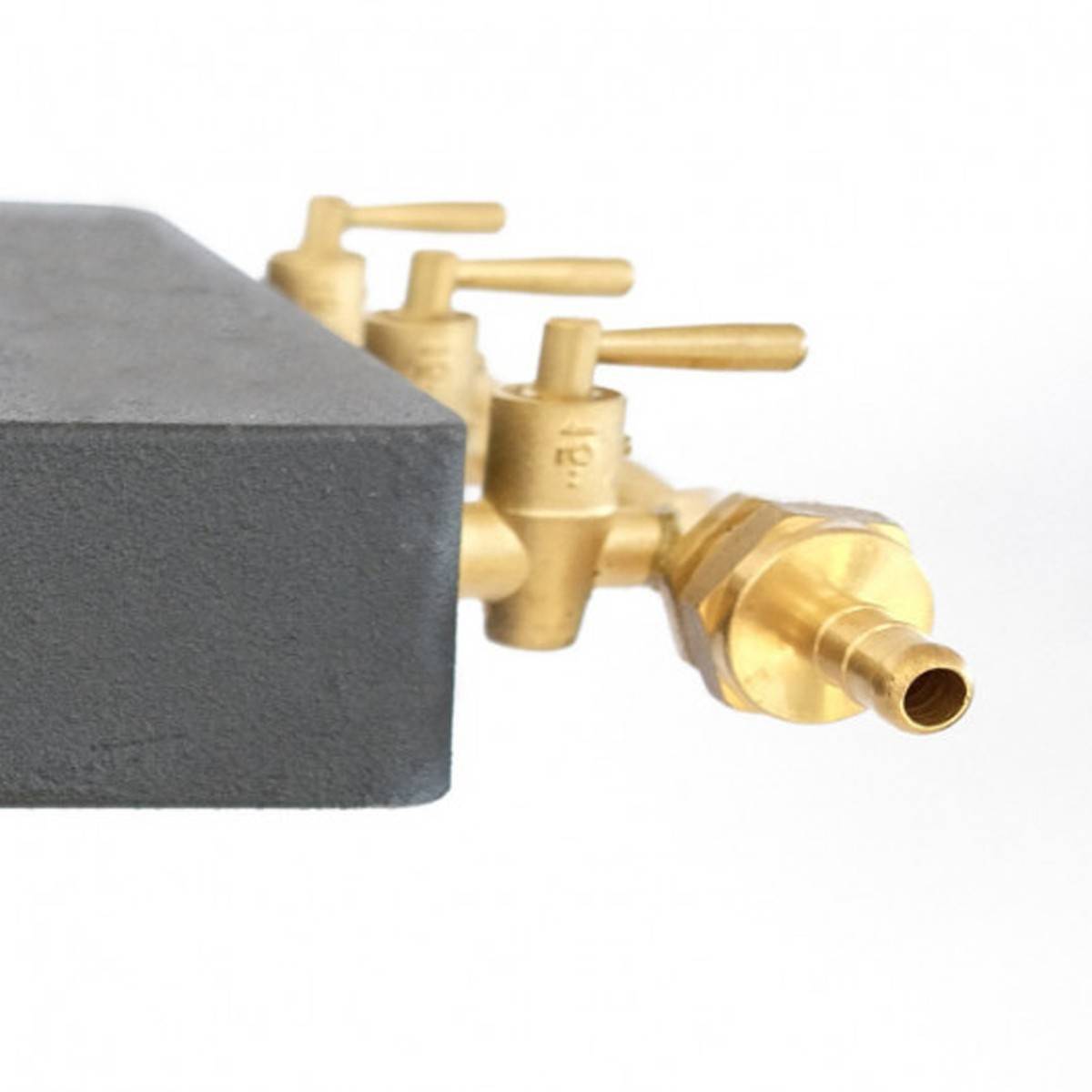 Rechaud gaz Traiteur Fonte véritable 9.8 kw 4 pieds 3 robinets + Tuyau gaz et détendeur - Imagen 7