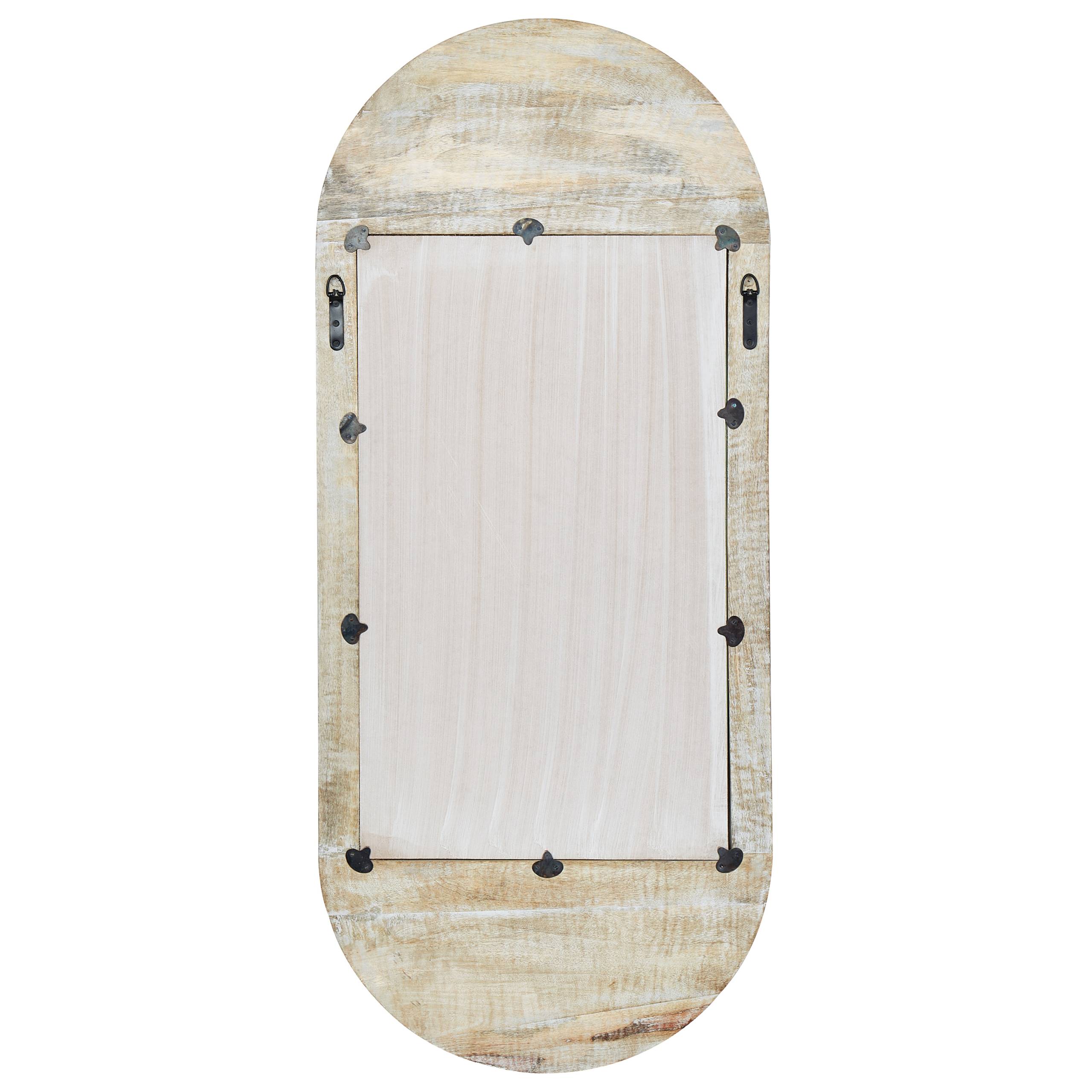 Beliani - Miroir Manguier Blanc BRIANT - 56x3x130- Beliani - Image 4