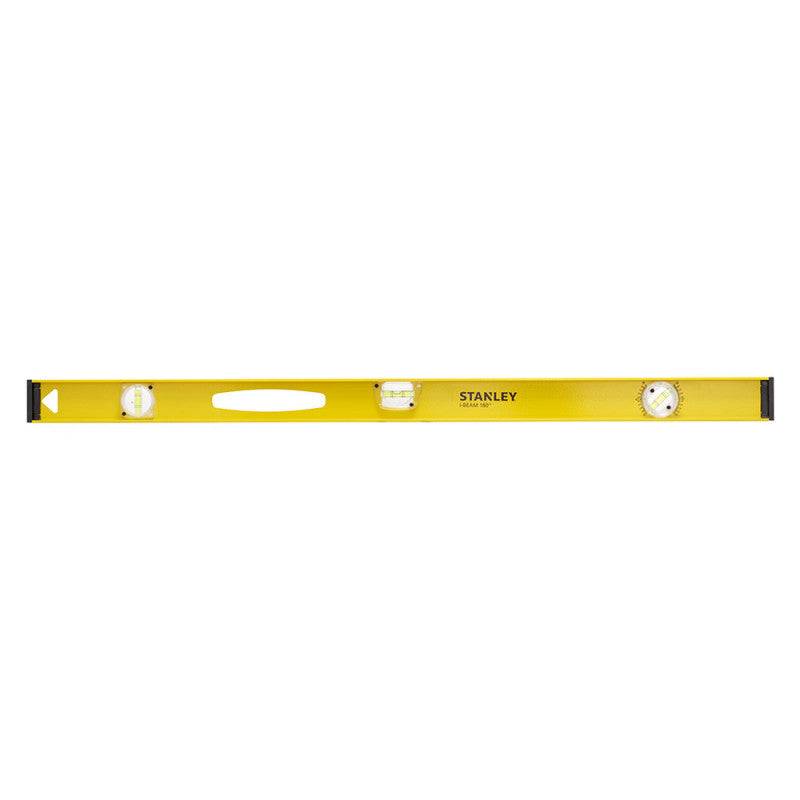 stanley - Niveau Alu A Declivite I-beam 180° Réf  Longueur 1000 Mmnombre De Fioles 3 Fioles - Imagen 2