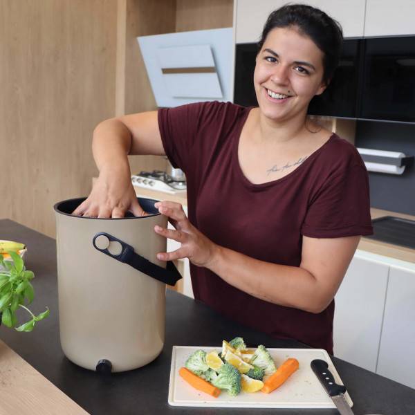 Ferme Du Moutta - Lot de 2 Bokashi Organko 2 Cappucino (9,6L) + 1 kg d'Activateur - Imagen 2