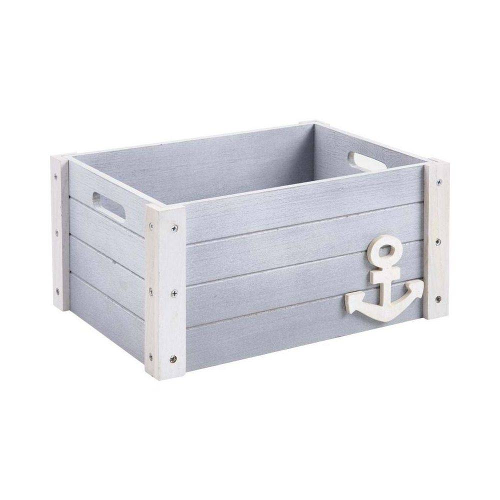 Aubry Gaspard - Caisse de rangement en bois Marina (Lot de 4) - Imagen 2
