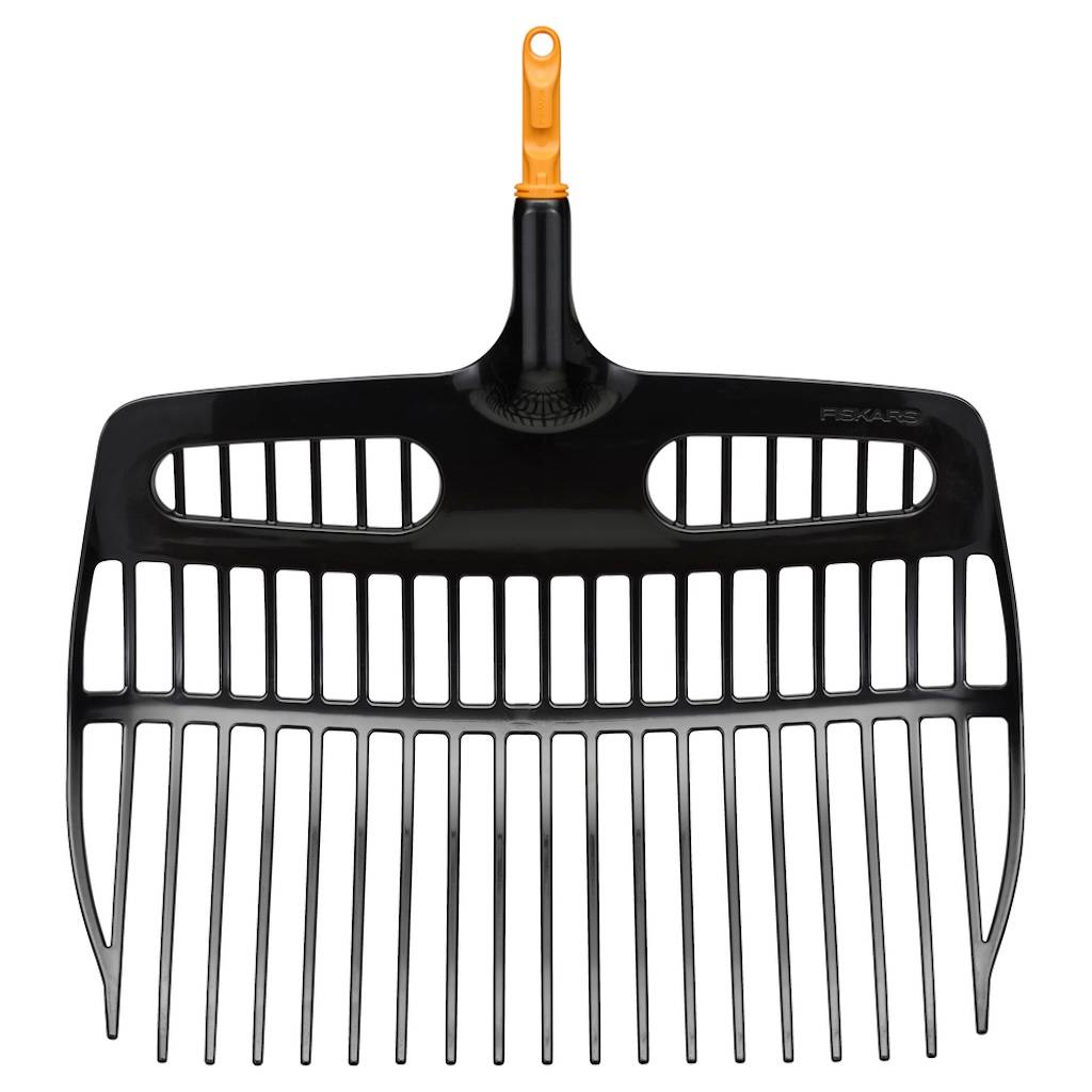 Fiskars - Râteau-pelle - OneClick - ratisser et déplacer les déchets de jardin - Image 1
