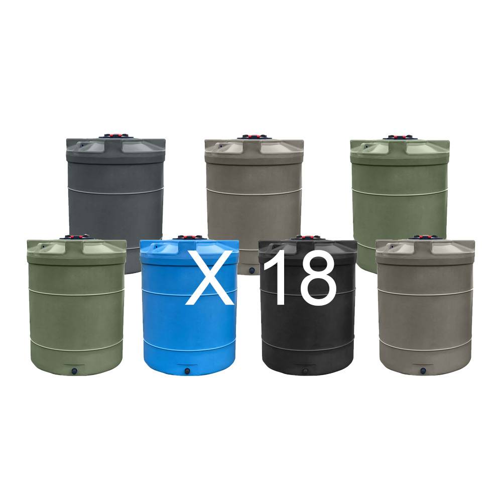 Cuves de stockage d'eau 3000l-lot de 18 - Imagen 1