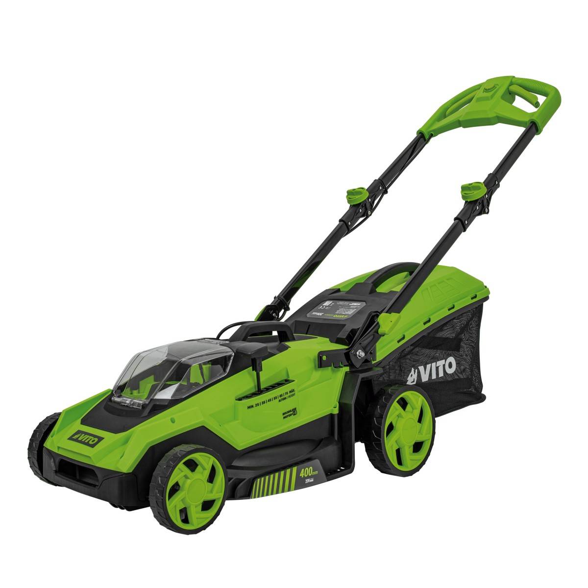 Tondeuse à gazon sans fil 40V Brushless Coupe 40cm Bac 40L Vendu Sans Batteries ni chargeur VITO - Imagen 1
