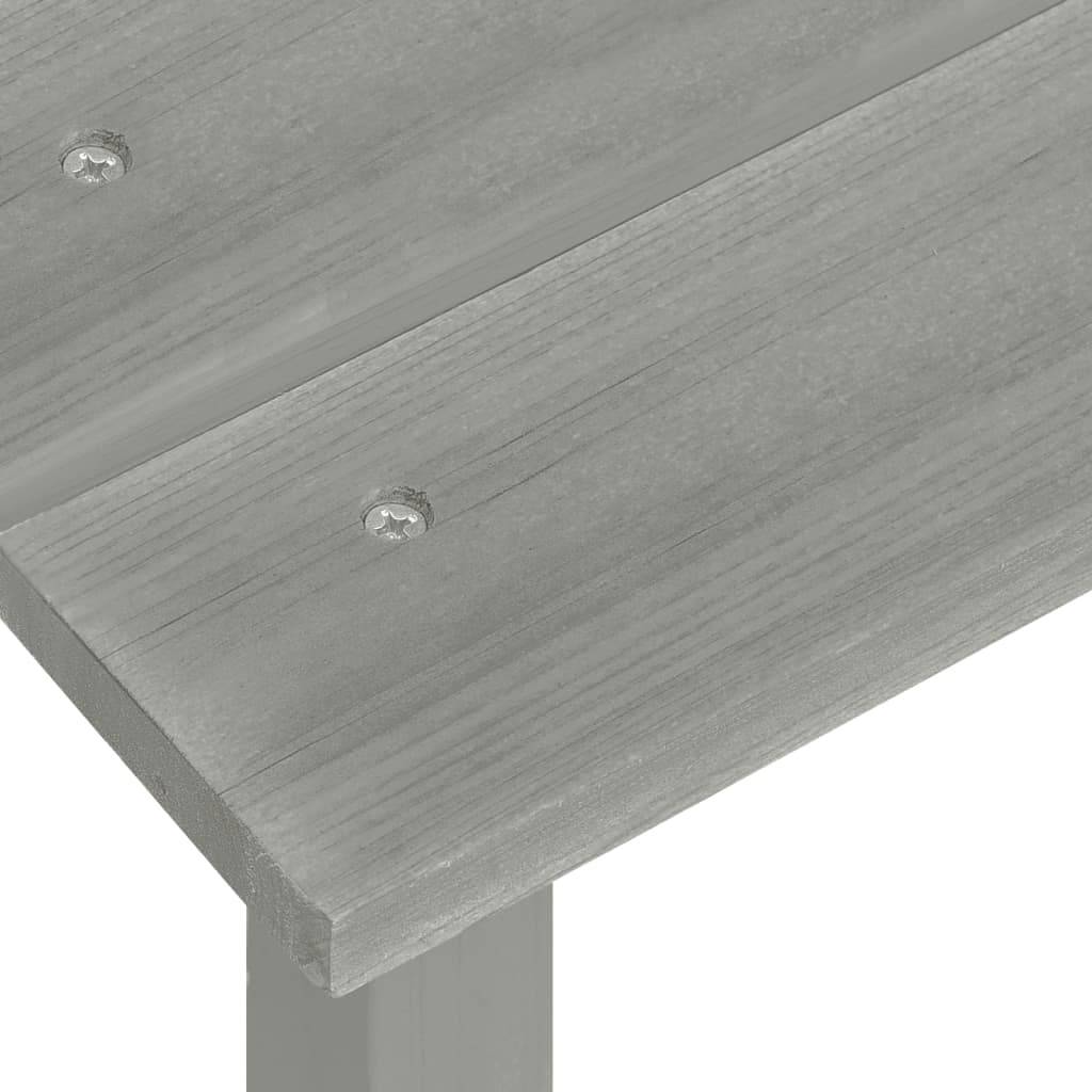 Fauteuil de Jardin Adirondack Bois de Sapin avec Table Basse Assortie Gris – ComfortXL Outdoor Living - Image 10