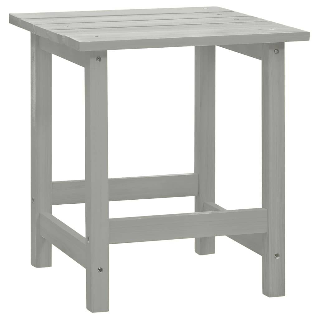 Fauteuil de Jardin Adirondack Bois de Sapin avec Table Basse Assortie Gris – ComfortXL Outdoor Living - Image 8