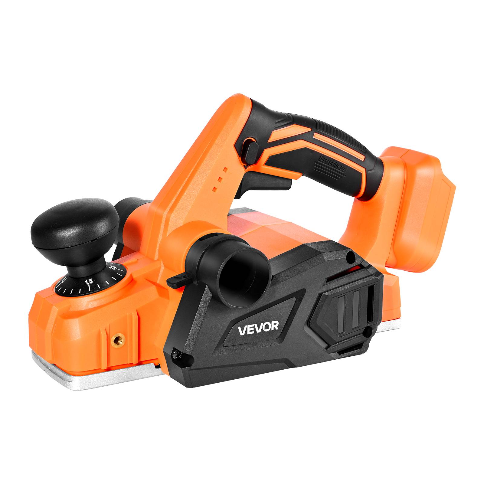 VEVOR Rabot Électrique sans Fil Raboteuse à Bois à Main 82 mm sans Batterie - Image 1