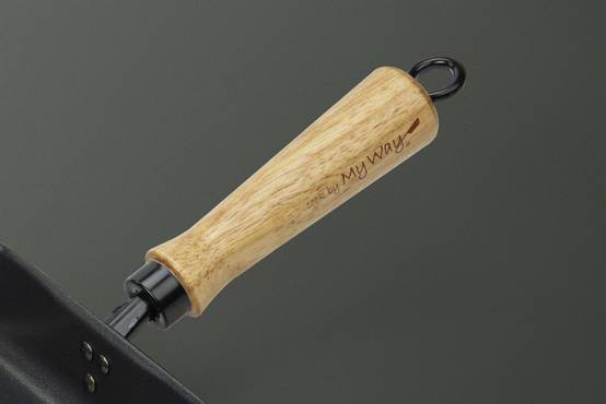 Poêle à omelette japonaise - 38 x 15cm - En acier carbone - Compatible toutes plaques de cuisson - Myway - Imagen 3