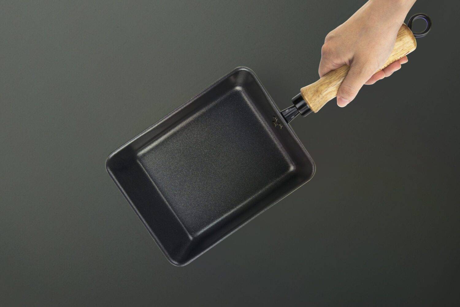 Poêle à omelette japonaise - 38 x 15cm - En acier carbone - Compatible toutes plaques de cuisson - Myway - Imagen 2
