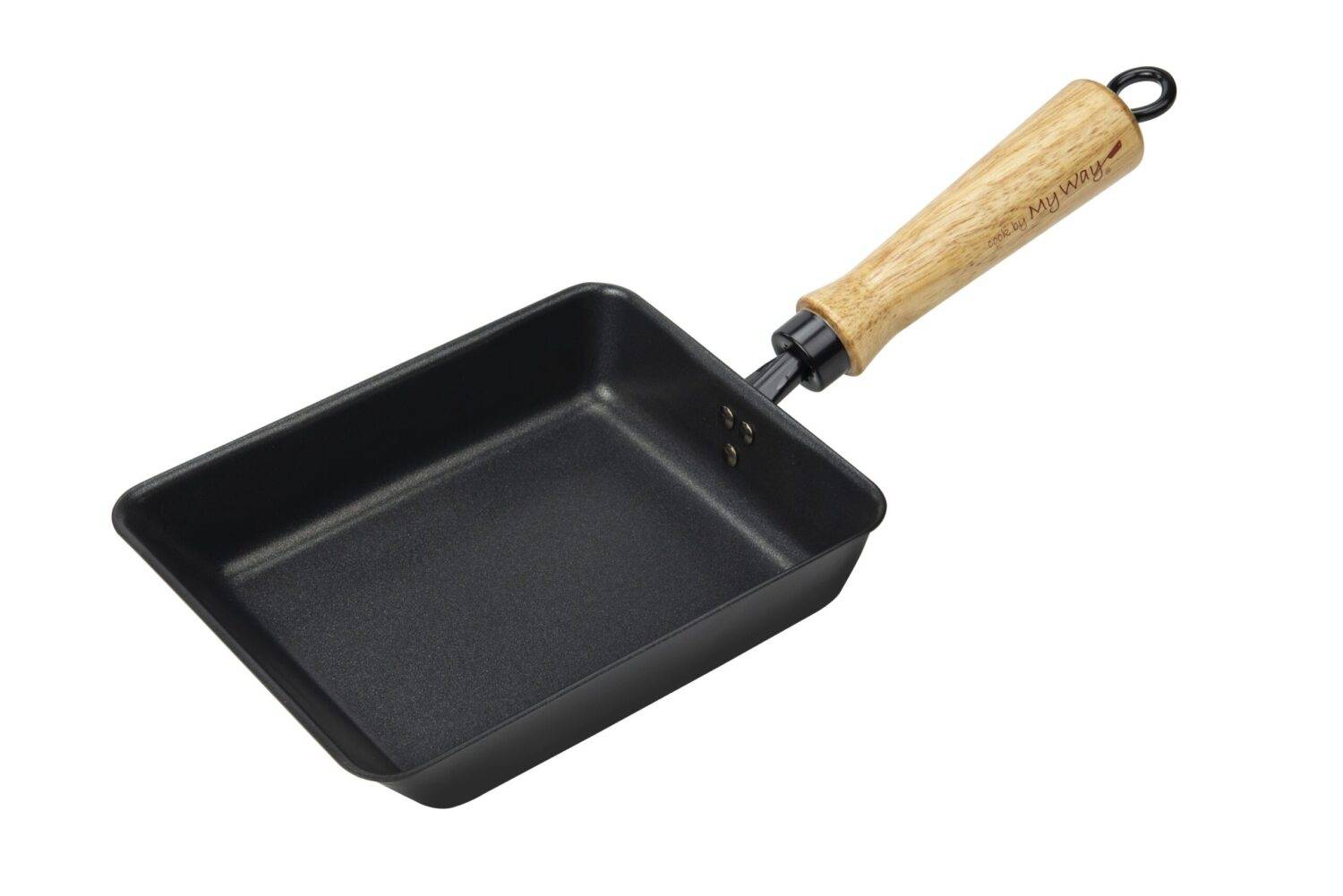 Poêle à omelette japonaise - 38 x 15cm - En acier carbone - Compatible toutes plaques de cuisson - Myway - Imagen 1