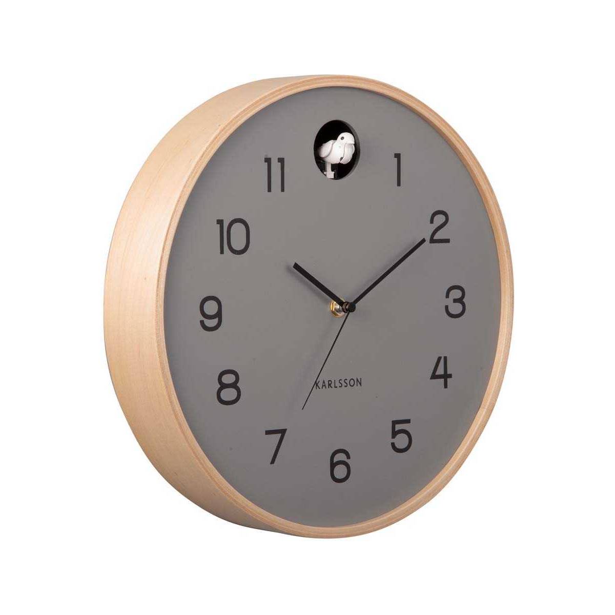 Karlsson - Horloge en bois de bouleau Natural Cuckoo Karlsson - Imagen 1