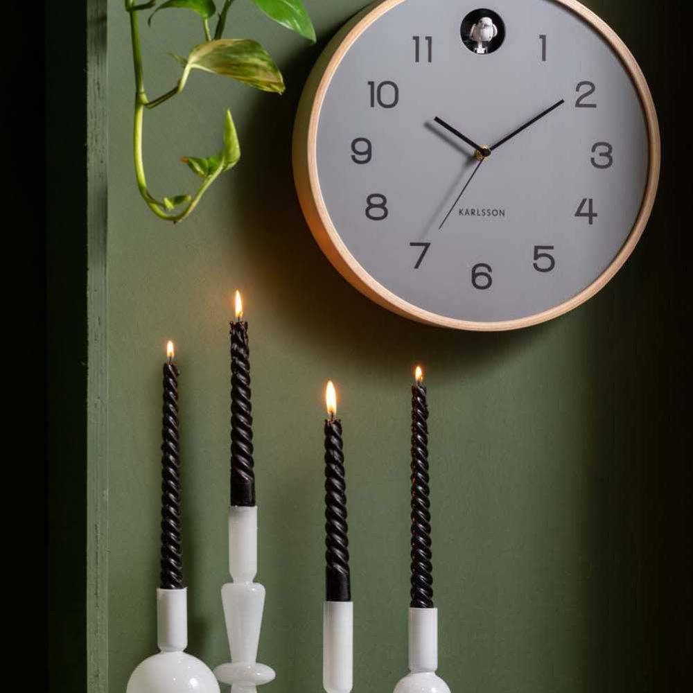Karlsson - Horloge en bois de bouleau Natural Cuckoo Karlsson - Imagen 2