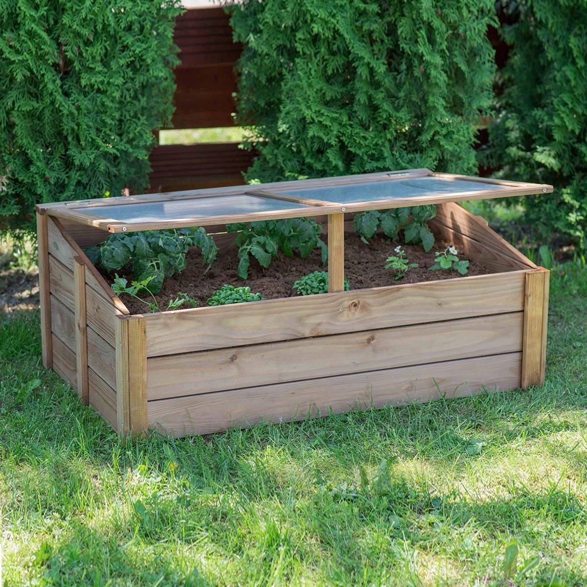 Serre châssis en bois 100 cm - Cémonjardin - Imagen 2
