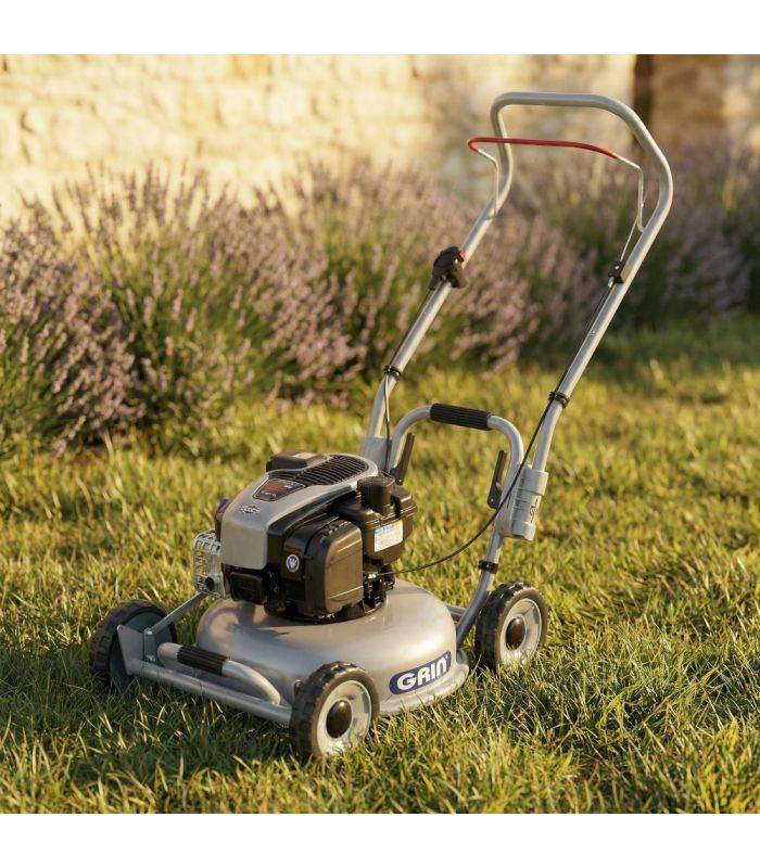 Grin - Tondeuse thermique 46cm, mulching pulvérisateur sans bac, démarrage électrique - GRIN HM46-INSTART - Image 4