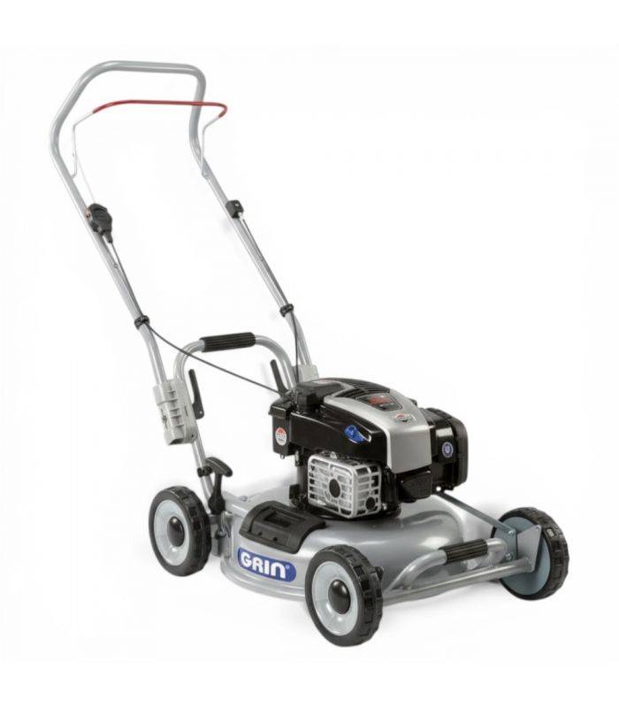 Grin - Tondeuse thermique 46cm, mulching pulvérisateur sans bac, démarrage électrique - GRIN HM46-INSTART