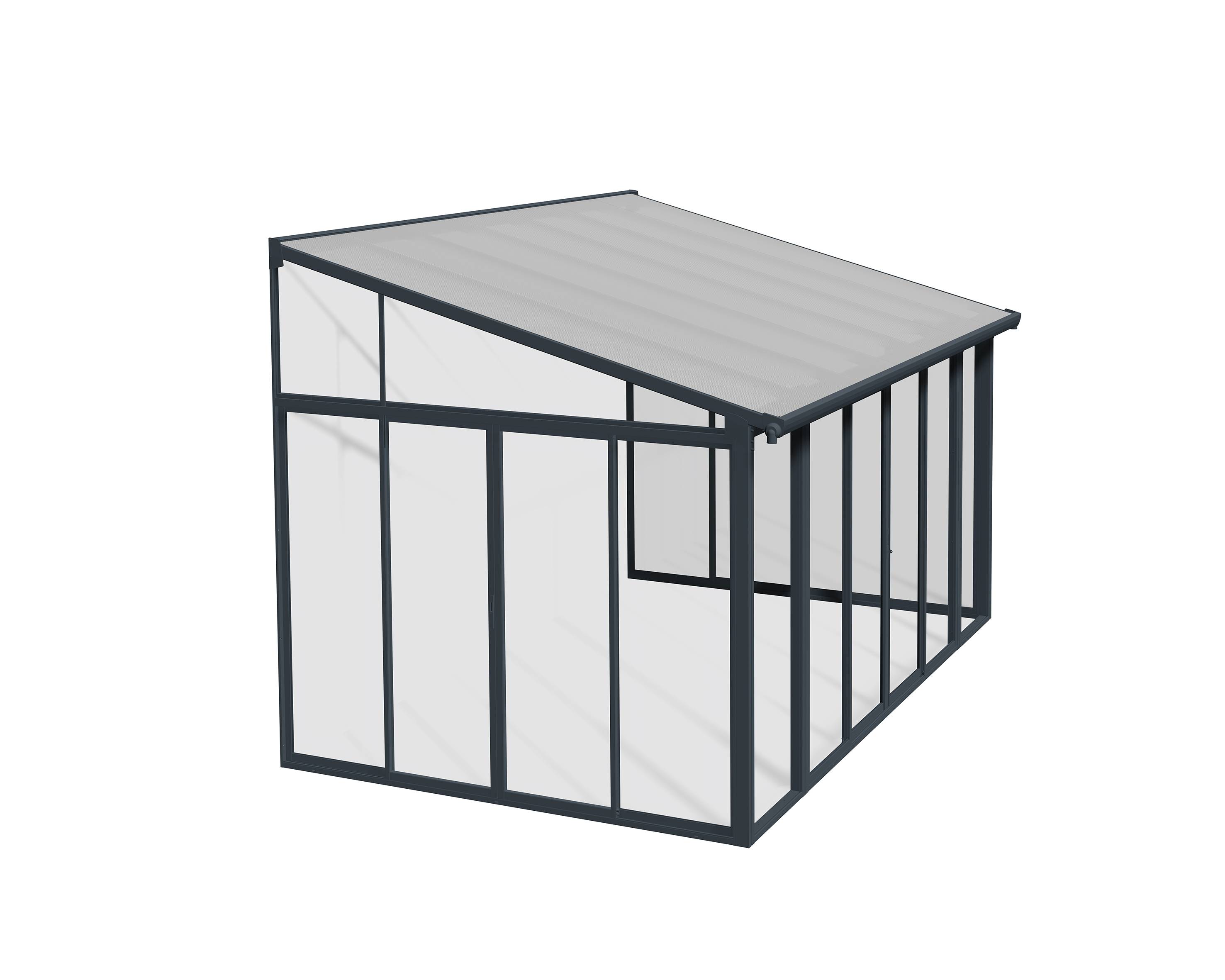 Canopia by Palram - Canopia Véranda SanRemo Gris 435 X 300 - Image 1