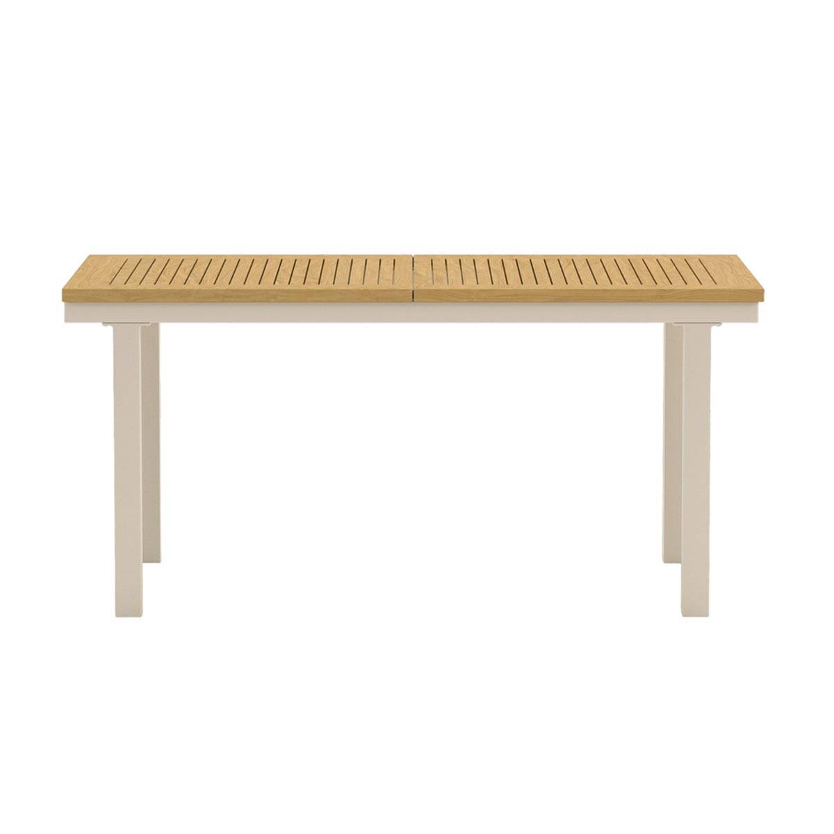 Table de Jardin Extensible "Panama" 160-240cm Naturel & Beige - Image 2