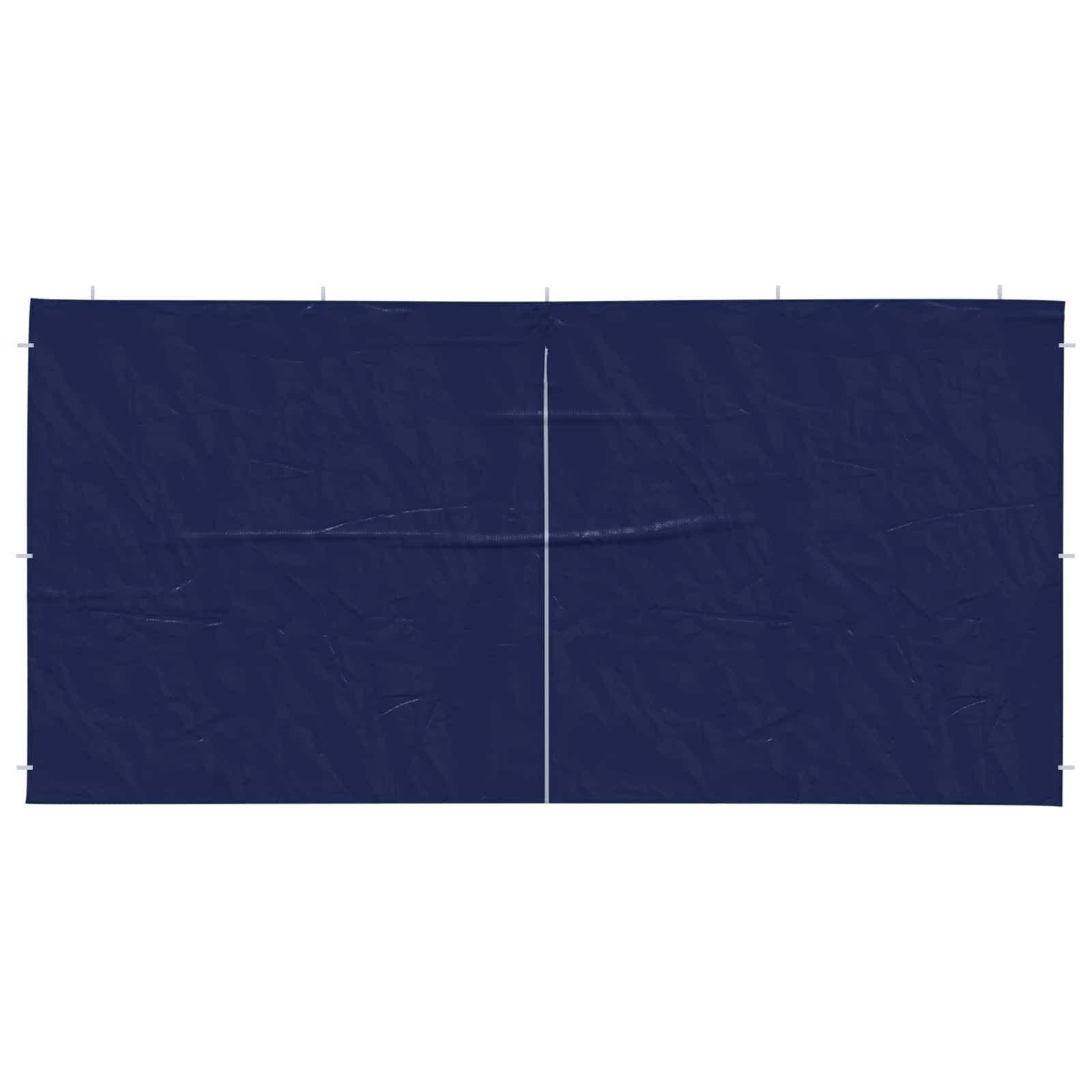 Mur de tente de fête PE et acier bleu 400 x 195 cm - PANGIVO - Image 3