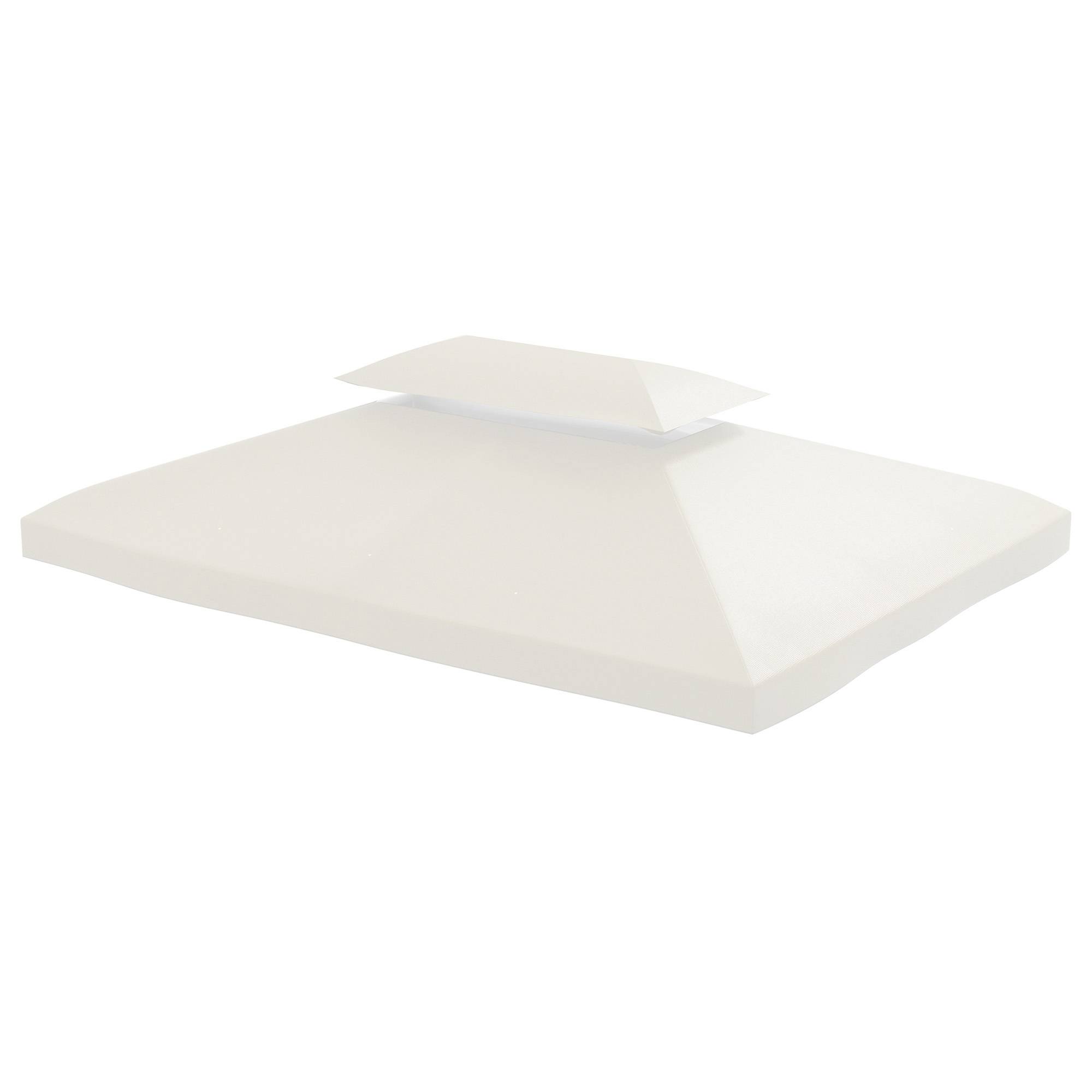 Toit de rechange pour pavillon de jardin polyester blanc crème 300 x — free download