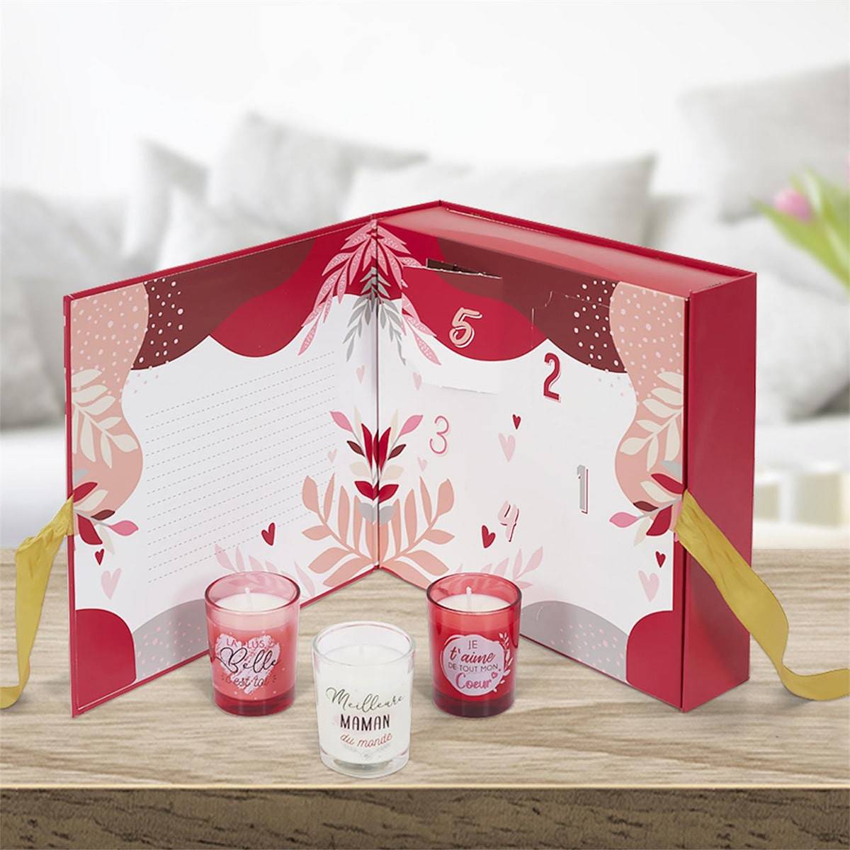 Coffret 5 bougies parfumées Nude