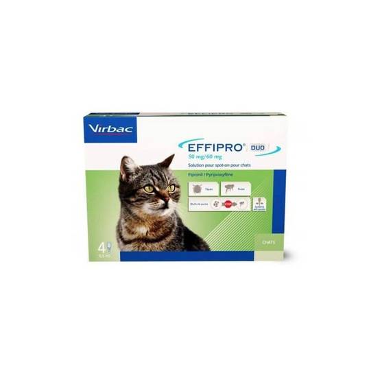 EFFIPRO DUO CHAT - VIRBAC 4 pipettes