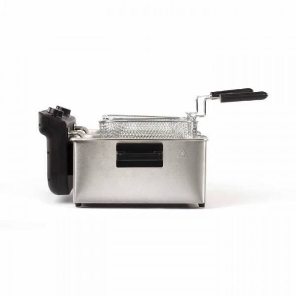 Livoo - Friteuse Electrique  double LIVOO DOC217 - 2 x 3 L - Inox 3300W - Noir + Gris - Image 1