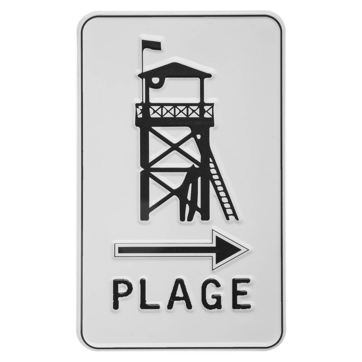 Atmosphera - Déco murale "South" métal 20x12cm - Atmosphera Créateur d'intérieur - Imagen 1