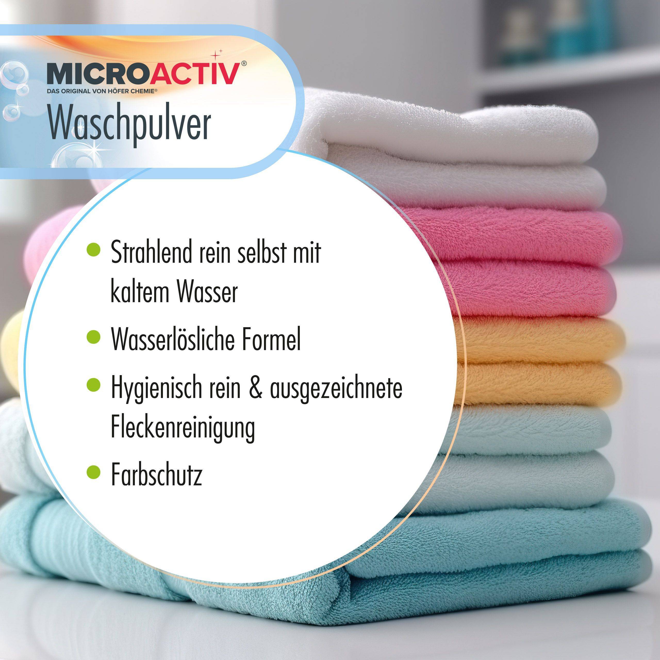 Lessive en poudre Microactiv® en sceaux de 10 KG x 60 - Image 4
