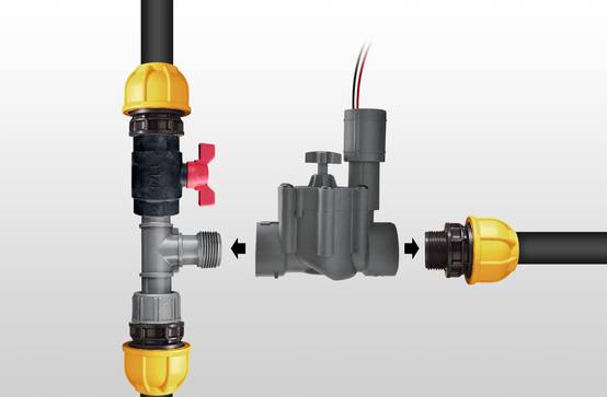 Jardibric - Jardibric - Électrovanne Arrosage 9V 26x34 FF - Solénoïde à Impulsion Irrigation Automatique - Image 2