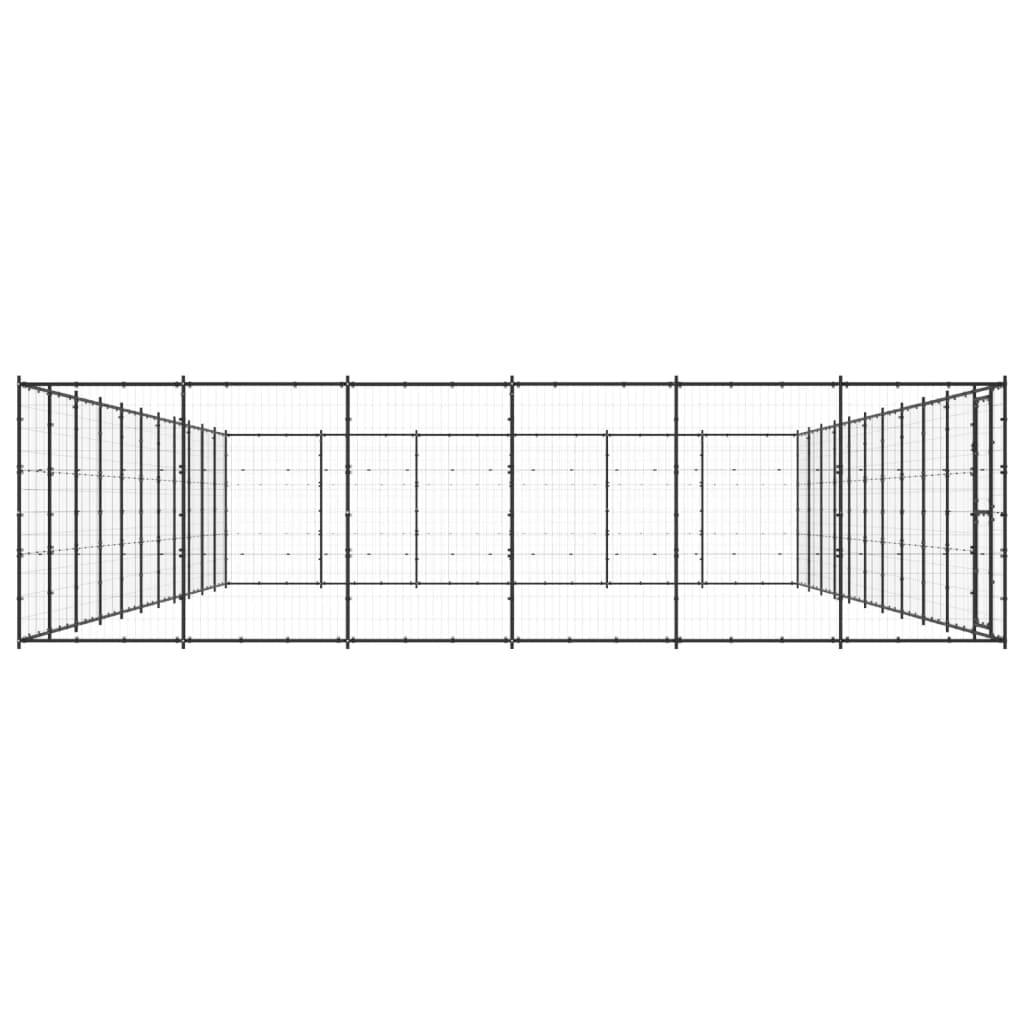 Vidaxl - Chenil extérieur Acier 79,86 m² vidaXL 3082327 - Imagen 5