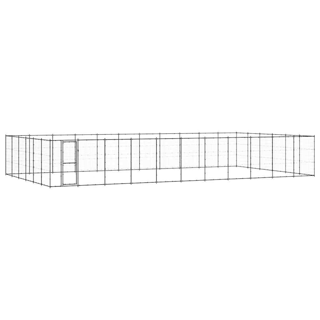 Vidaxl - Chenil extérieur Acier 79,86 m² vidaXL 3082327 - Imagen 2