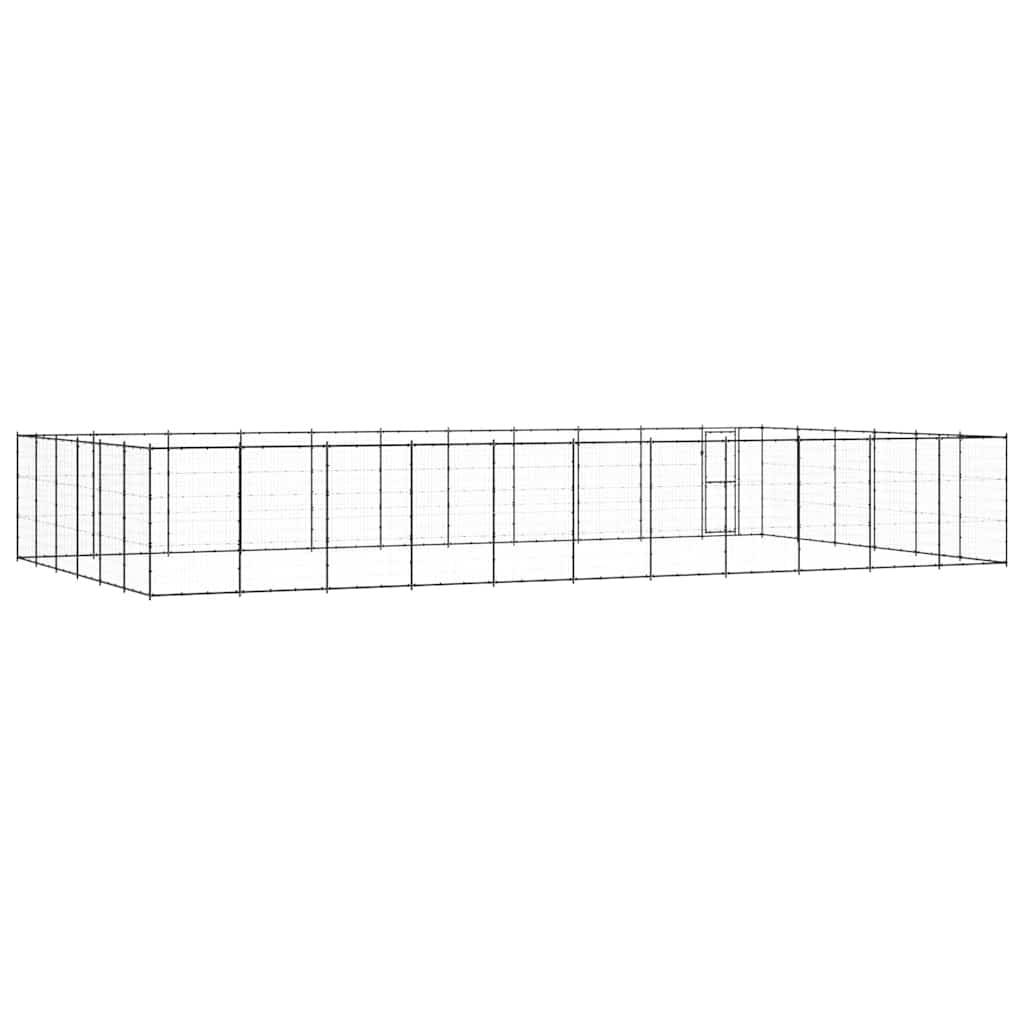 Vidaxl - Chenil extérieur Acier 79,86 m² vidaXL 3082327 - Imagen 7