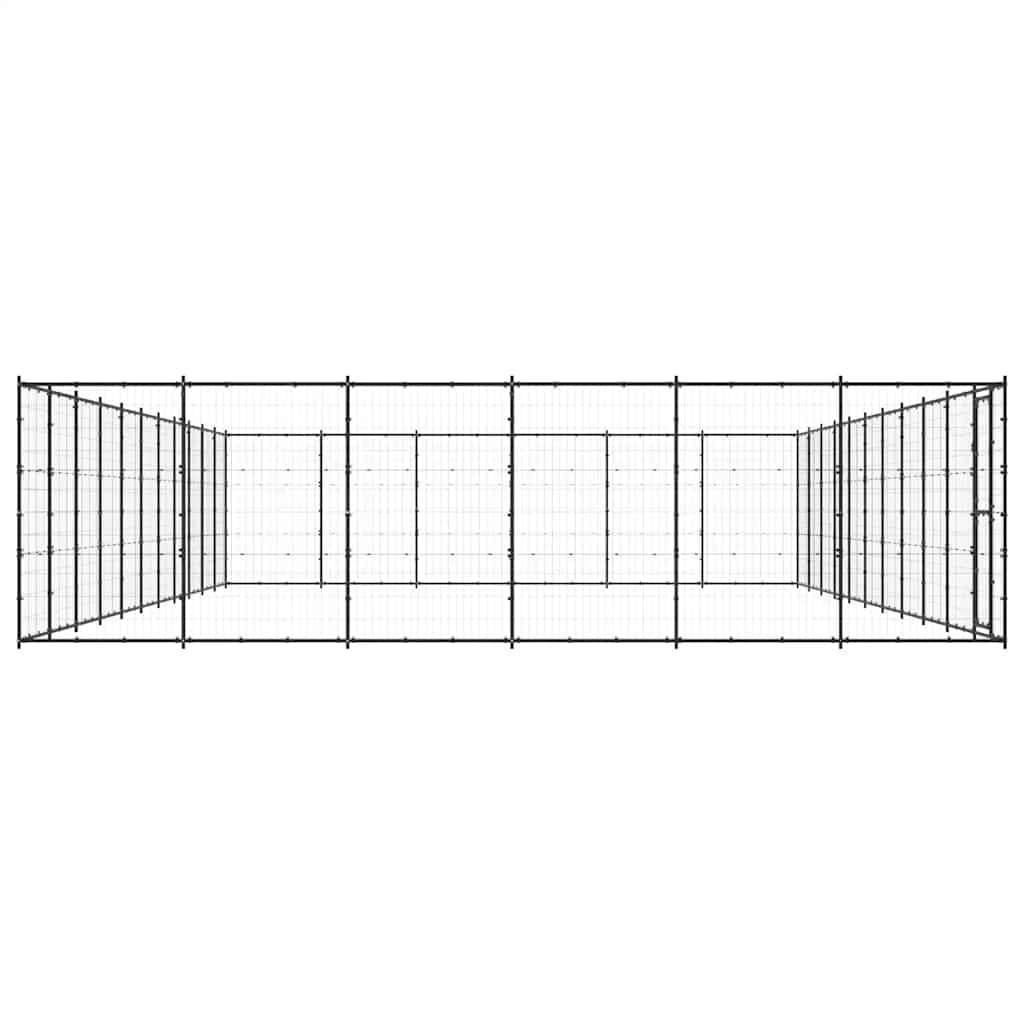 Vidaxl - Chenil extérieur Acier 79,86 m² vidaXL 3082327 - Imagen 6