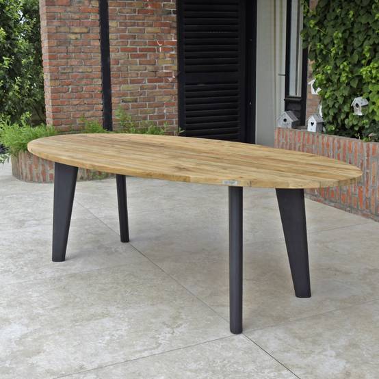 Gecko Jardin - Table en teck recyclé 240 cm, Elfe - Gecko Jardin - Imagen 3